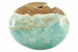 1.7" Polished Banded Blue Aragonite Pocket Stones - Photo 2
